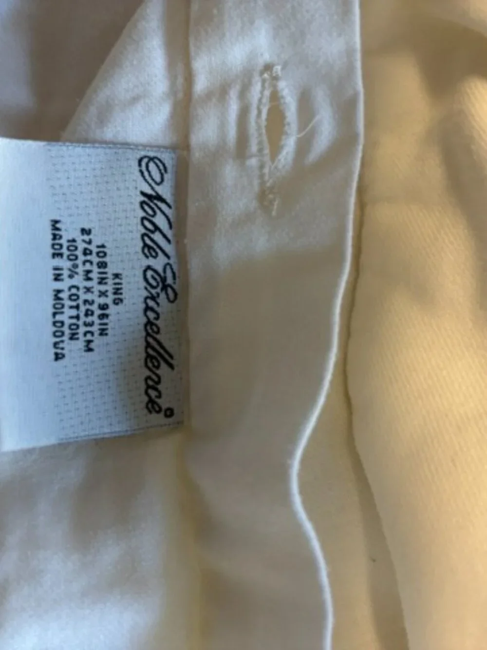 Noble Excellence King Duvet Cover 100% Cotton